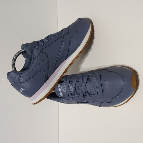 Reebok Womens 8.5 Classic Harman Run Shoes Cool Shadow White Grey - Picture 4 of 8